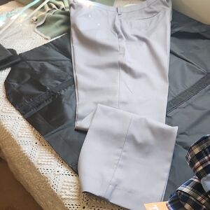 Men's Elegant Light Gray Dress Pants Size 36x30